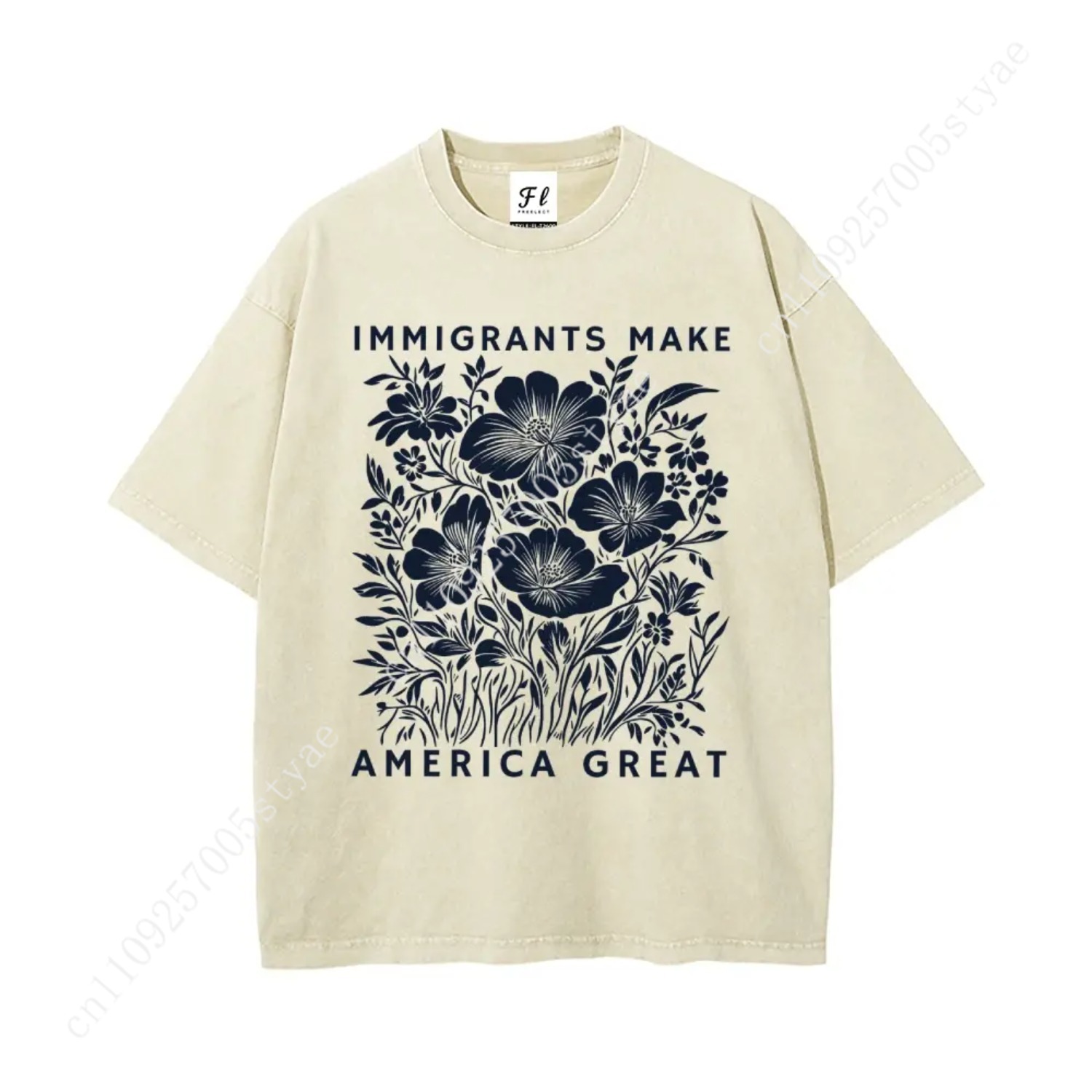 Quilt Cotton Summer - Immigrants Make America Great Übergroßes Unisex