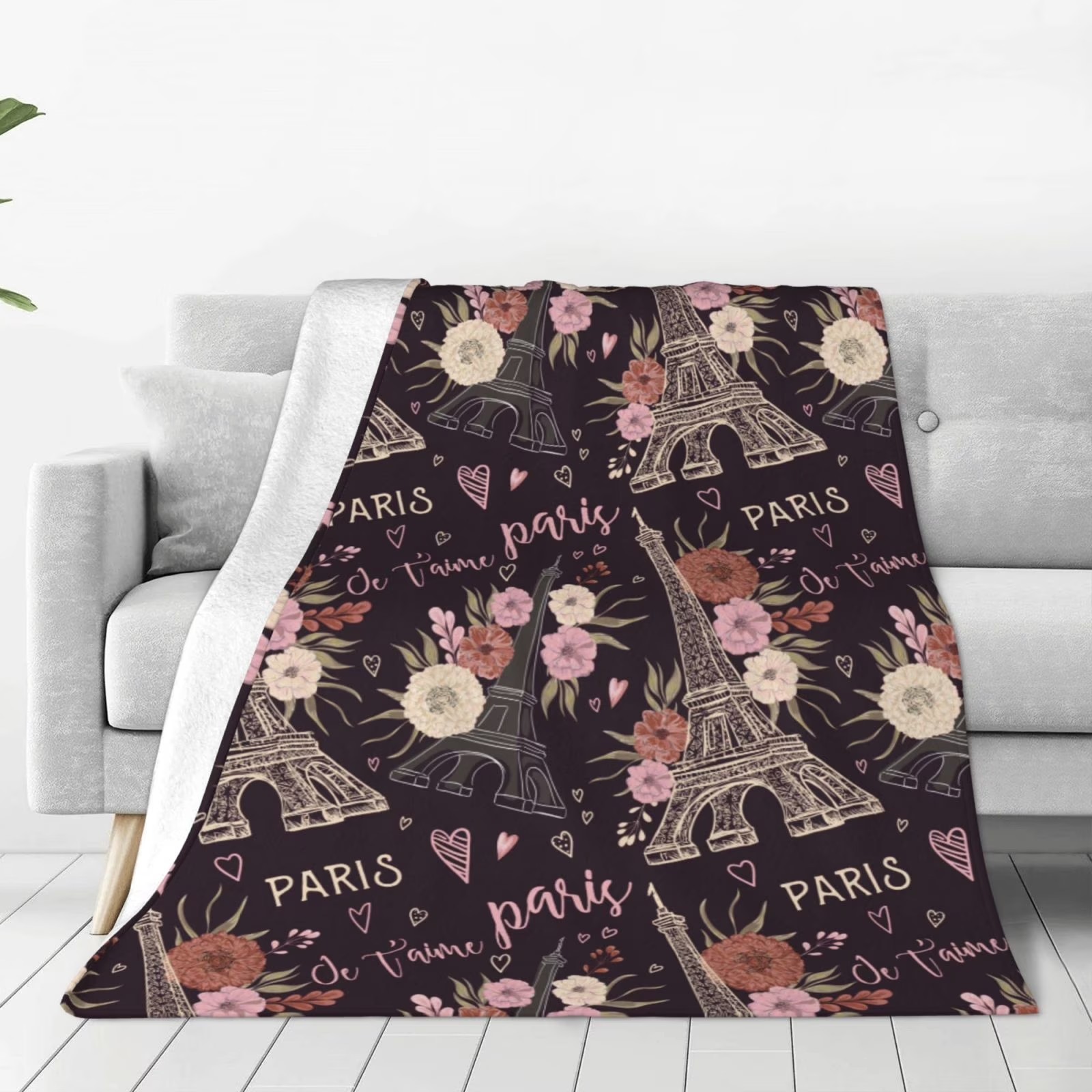 Romantische Fleece-Decke mit B – Home Textiles Paris Bewertung und Preis