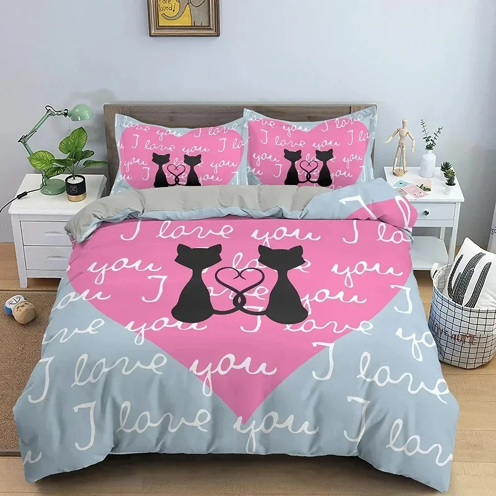 3D-Bettwäsche-Set mit Herz-Mot – Home Textiles Paris Bewertung und Preis