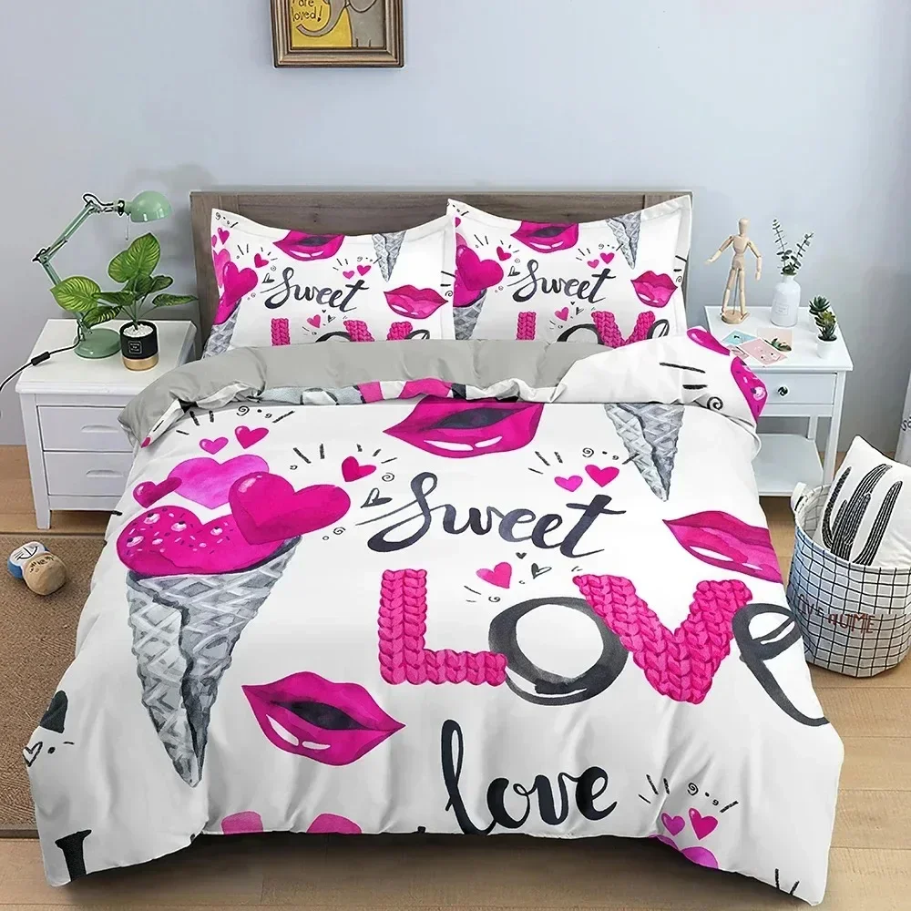 3D-Bettwäsche-Set mit Herz-Mot – Home Textiles Paris Bewertung und Preis