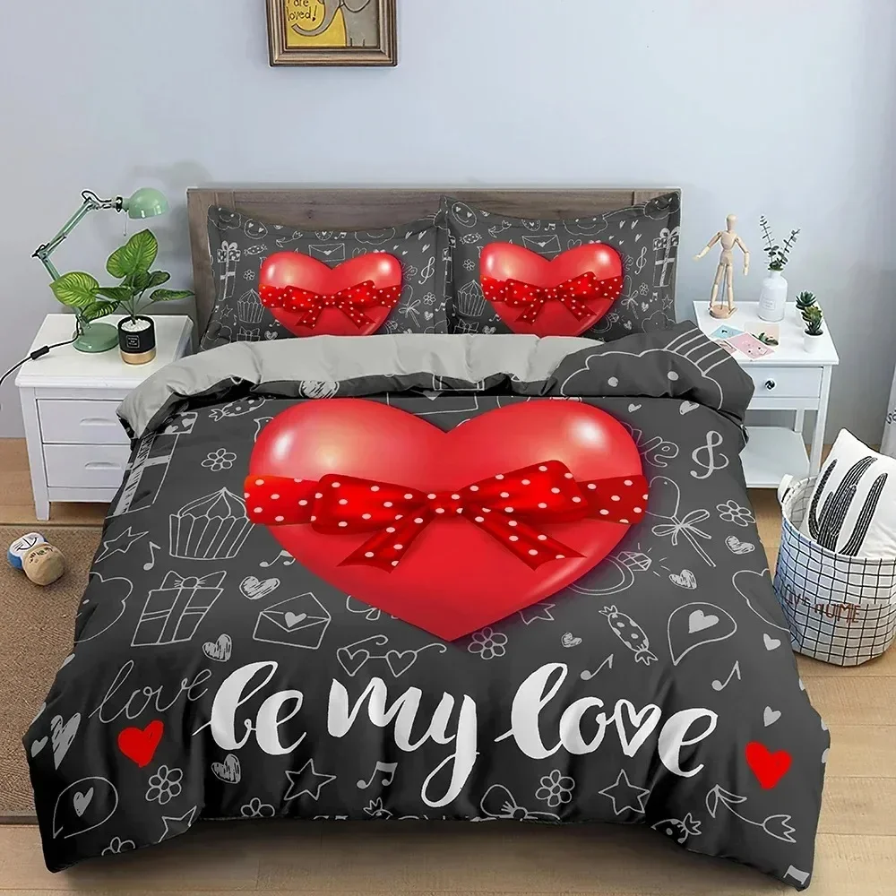 3D-Bettwäsche-Set mit Herz-Mot – Home Textiles Paris Bewertung und Preis