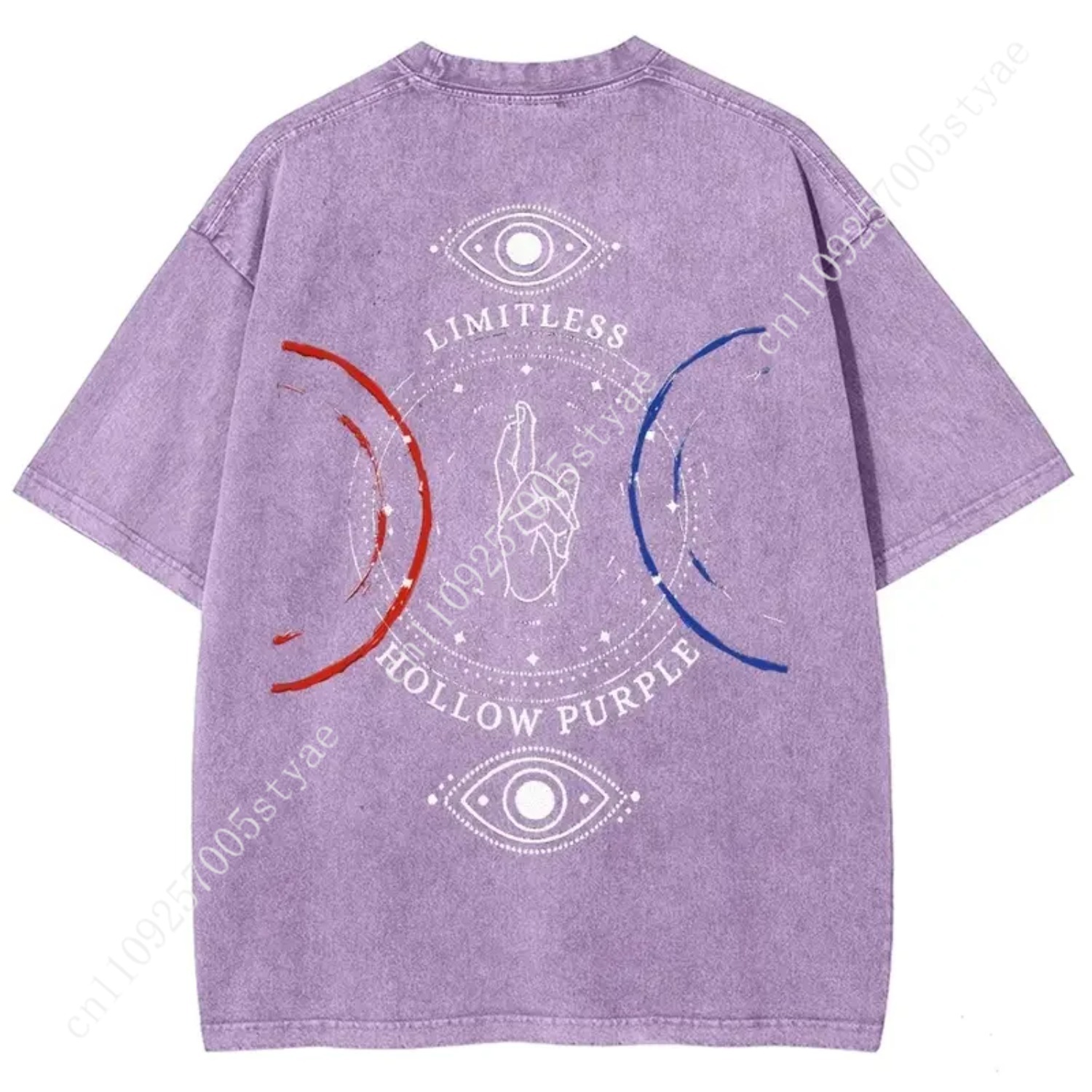 Anime Gojo Satoru Print T-Shir – Quilt Cotton Summer Bewertung und Preis