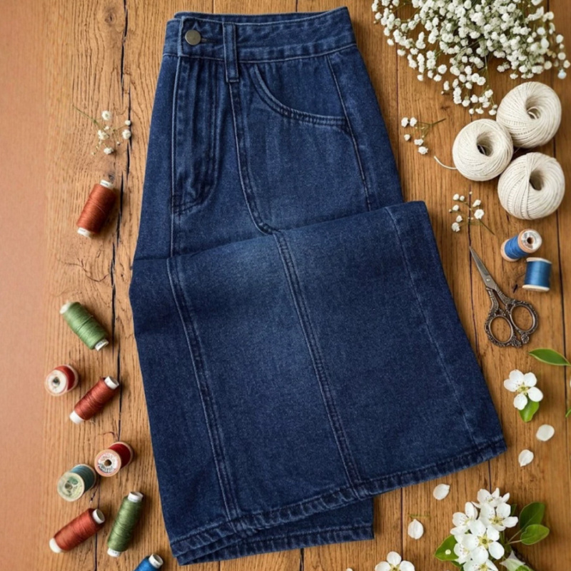 Damen High-Waist Mid-Length A- – Quilt Cotton Summer Bewertung und Preis