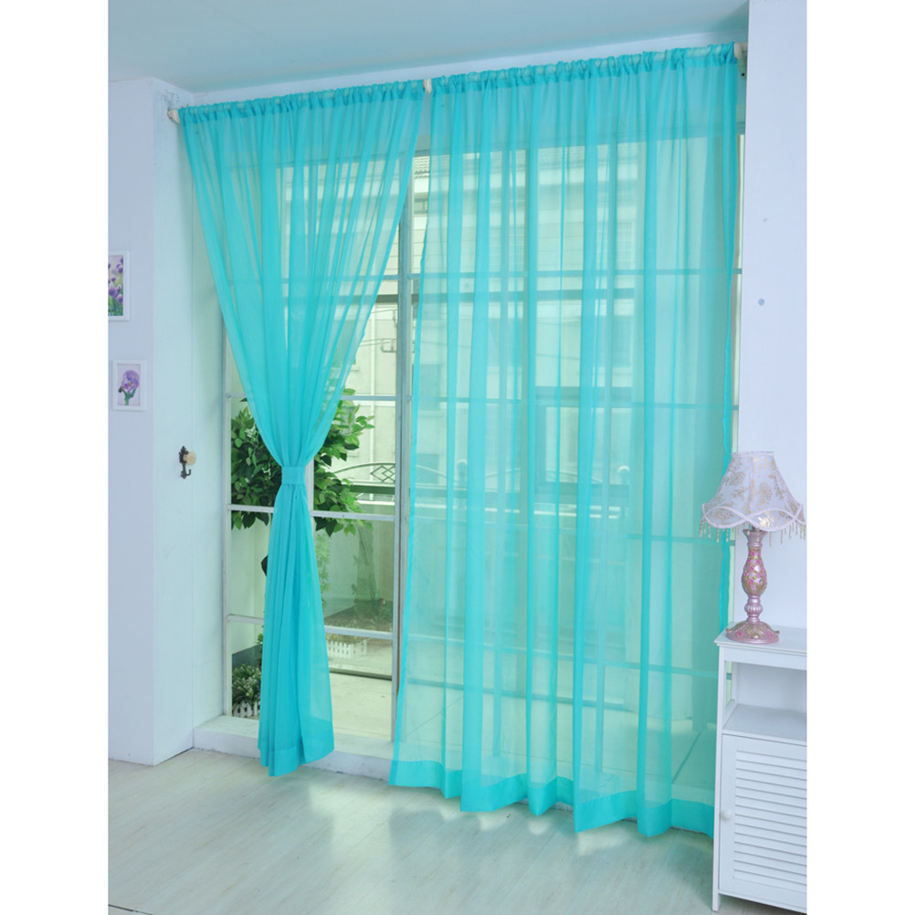 Transparenter Voile-Fenstervor – Curtain Sheer Voile Bewertung und Preis