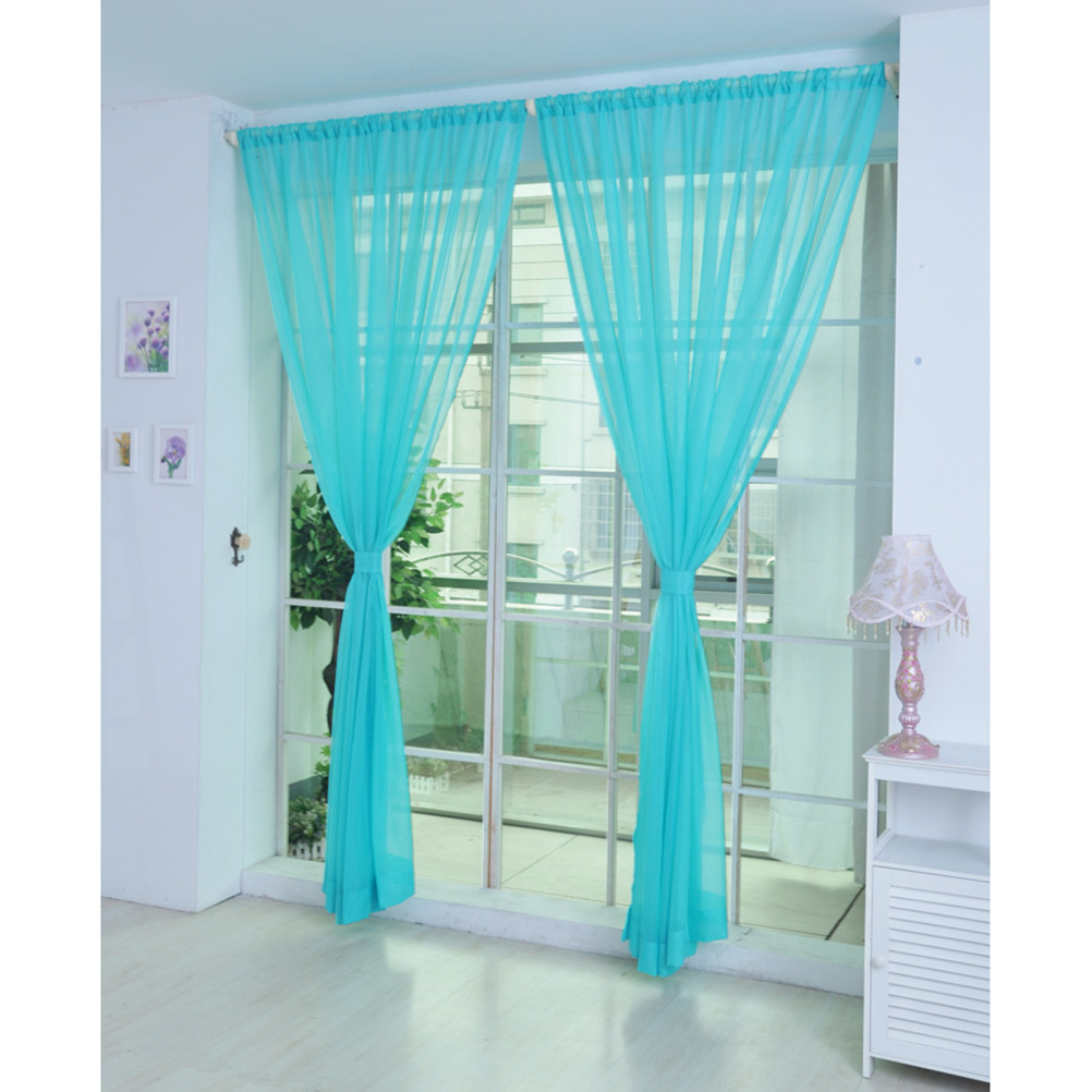 Transparenter Voile-Fenstervor – Curtain Sheer Voile Bewertung und Preis